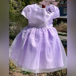 BOUTIQUE BRAND DORISSA 24m Dress 🌷🌷🌷 Gorgeous Purple organza